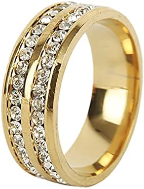 Кубна цирконија сеопфатна модна ангажман годишнина прстен за свадбени бендови за жени кои редат прстен ветувачки прстени