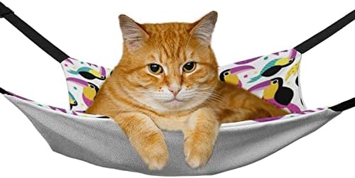 Тукан птици разнобојни миленичиња хамак удобно прилагодлив кревет за виси за мали животни кучиња мачки хрчаци