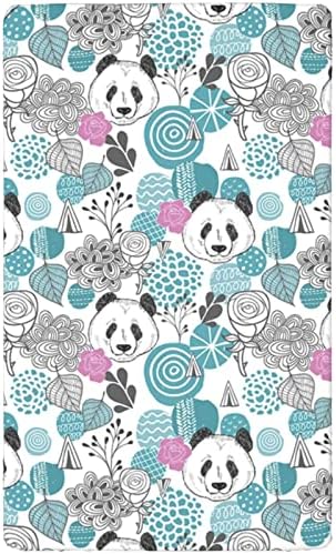 Тематски тематски панда, вграден креветче за креветчиња, стандарден сад за креветчиња, вграден лист мек и дишејќи постелнина-листови-плетен сад