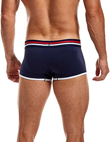 Bmisegm Mens Boxers Машки модни под -панталони плетечи секси возење на брифинзи за долна облека, едноставно стилизирана