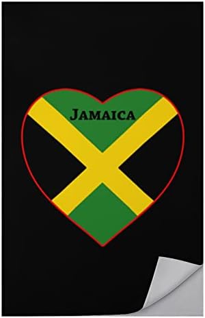 Јамајка Знаме Срце Брзи Суви Крпи Крпи За Перење Високо Абсорбента Крпи За Лице Лице Крпи За Раце За Бања Спа Хотел