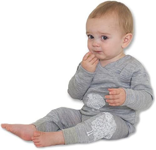 Мерино деца со долги ракави мерино бебешки термички сет