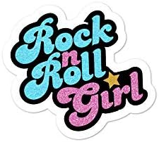 Rock N Roll Girl Music Music Kiss Cut Налепница Подарок