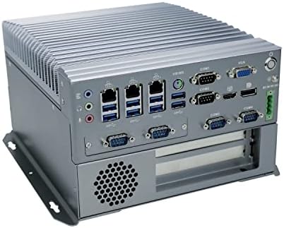 Hunsn Fanless Индустриски КОМПЈУТЕР, Мини Компјутер, IPC, I7 6700T, Windows 11/ Linux Ubuntu, IX04, VGA, DP, HDMI, 6 x COM, 3 x LAN, PCIE X16 Слот, PCI Слот, DC Феникс, 9 ДО 36V, 32G RAM МЕМОРИЈА, 512G SSD, 1TB HDD