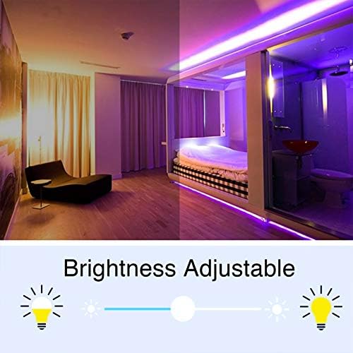 Volivo 65,6ft LED ленти со ленти LED светла за спална соба, промена на бојата со 44 клучеви далечински за соба, забава, декорација на домови