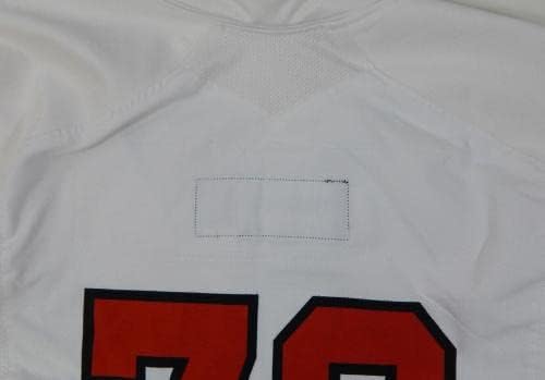 2018 Texas Tech Red Raiders Terence Steele #78 игра користена бела маичка NP R 50 7 - Користена игра на колеџ