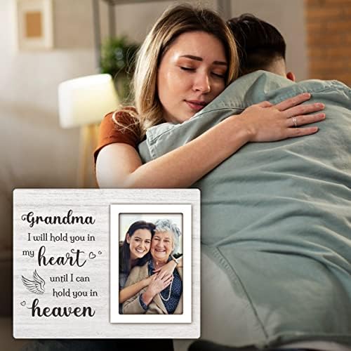 Спомен -подароци за загуба на баба - Рамки за меморијални слики за баба за 4x6 фотографии - Подароци за симпатија за загуба на баба