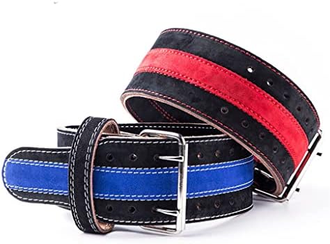 HNKDD Четирислоен Cowhide Fitness Beauty Beaution Belt Полев за половината за мажи и жени Спорт негативна тежина Заштитна опрема