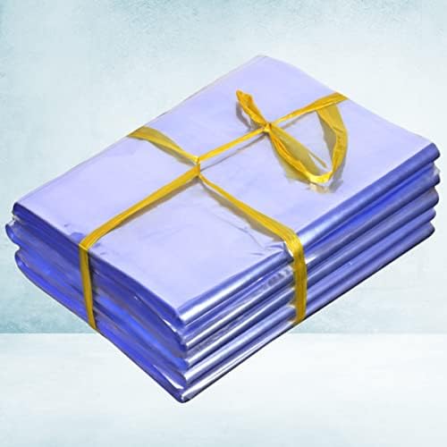 Кабилок подароци за завиткување торби за подароци за обвивки 100 парчиња ПВЦ транспарентно смалување на смалување филмови торбички