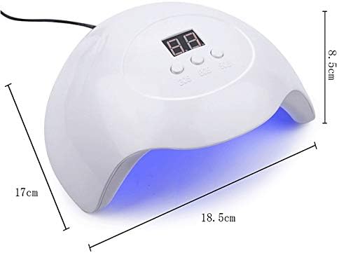 SXNBH ламба за Нокти-Гел Светилка За Лекување На Ламба За Фен За Нокти За Гел Нокти Со Поставување Тајмер, Комплет За Маникир Со Сензорски