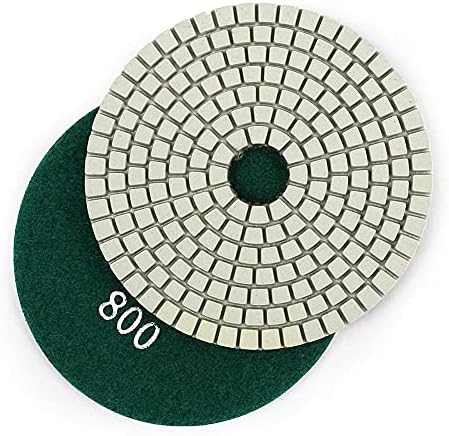 4 подлога за полирање на дијаманти за гранитни мермер Флексибилни 1 парче 100мм бетонски камен полски диск влажно мелење тркало за мелење од