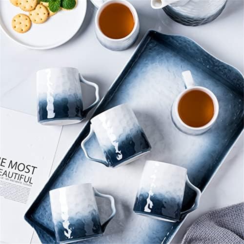 N/A градиентен керамички чај постави вода чаша чај сад ладен котел со табела за домаќинство попладне чај чаша поставена кафе чаша сет