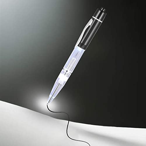 ПЕНЕА Светли пенкало, црни LED пенкала со светлина за пишување на темни места, 0,7 мм, црно мастило пенкала за училиште/кампување/настани
