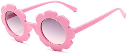 Тркалезни Цветни Очила За Сонце За Девојчиња Слатки Очила ВО Форма НА Цвет Ув 400 Заштита На Отворено Плажа Деца Девојче Момче Подароци