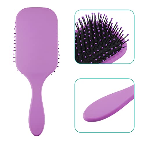 Vocoste 1 парчиња лопатка четка за коса, чешел за стилизирање, за кадрава директна брановидна коса, алатки за берберска четка, за мажи
