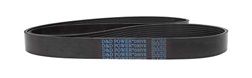 D&D PowerDrive 555K6 Поли V појас, должина од 56,25 , гума
