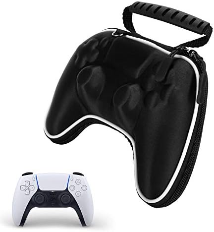 GamePad Лесно носење кутија водоотпорна торба за складирање на шок, лесна за носење за PS5 контролер на игри