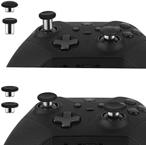 Метални палецот за Xbox Elite Series 2 Core Controller додатоци, комплетот за замена на магнетни копчиња вклучува 4 магнетни џојстици