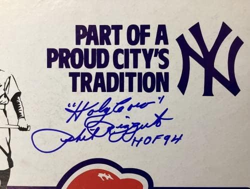 Фил Ризуто потпиша фотографија 11x14 Stand Up Store Display Yankees Autograph Hof JSA - Автограмирани фотографии од MLB