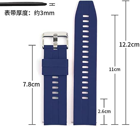 Гледајте Бендови За Мажи Жени, Силиконски Паметни Часовници, Прилагодливи Спортски Бендови Сини