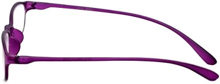 Калабрија 718 Флексибилни Очила За Читање | Унисекс Читатели | лесен &засилувач; Флексибилен | Патентиран Дизајн | 17 Моќ &засилувач;