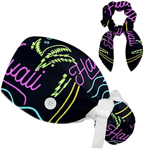 Сурфање клуб Хаваи лето прилагодлива капа за капаче за чистење со копче, работна капа за џемпери со лакова коса