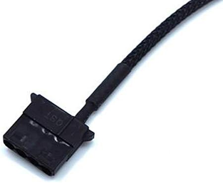 2 пакет USB до 4-пински молекс кабел за напојување на вентилаторот, 5V USB порт до 12V Molex компјутерски компјутер адаптер адаптер конектор