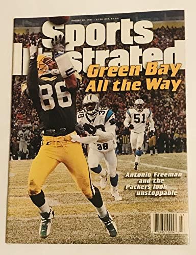 Gb Packers Sports го Илустрираше списанието си антонио фримен без етикета 1997