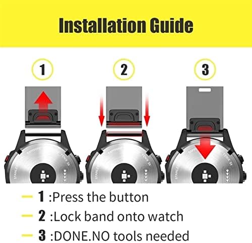 Косма 26 22 20мм Лента За Часовници За Гармин Феникс 7 7Х 7С Часовник Брзо Ослободување Силиконски Лесен Лента За Зглоб