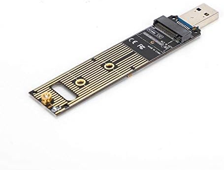 EBTOOLS M. 2 NVME SSD НА USB 3.1 Адаптер, M. 2 NGFF NVME НА USB Картичка Читач USB 3.1 Генерал 2 Мост Чип со 10 Gbps Високи Перформанси