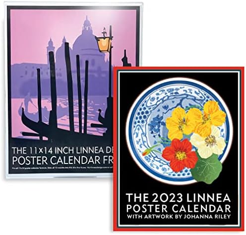 Линеа Дизајн 2023 Постер Календар И Рамка Поставени 11 х 14 Уметнички Дела Од Јохана Рајли