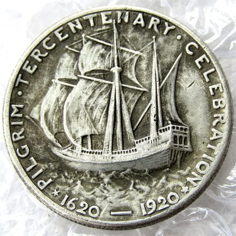 Сад Половина Долар Комеморативна Монета 1920 Странска Копија Сребрена Позлатена