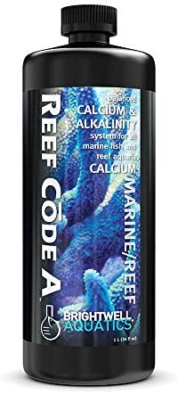 Brightwell Aquatics Reef Code A - Балансиран систем на калциум и алкалноста за аквариуми за морски риби и гребени