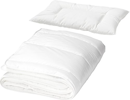 Ikea len crib перница и кревет за креветчиња, бело