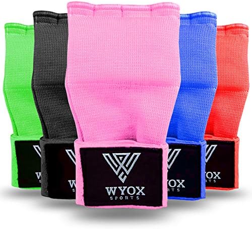 Wyox Boxing Hand Chaps Gel Knuckle поставен внатрешен еластичен брз обвивка за заштита на тупаници бокс на ракавици за жени мажи