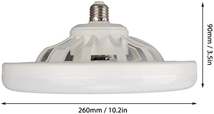 Вентилатор за тавани со светлина, 36W, манжетни вентилатори на таванот со далечински управувач 3 прилагодување на брзината 9,8 инчи Мала