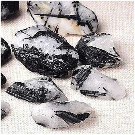 Seewudee AG216 1PC Природно црно турмалин кристал природен камен кварц сурови кристали Рок минерални примероци Енергија заздравување
