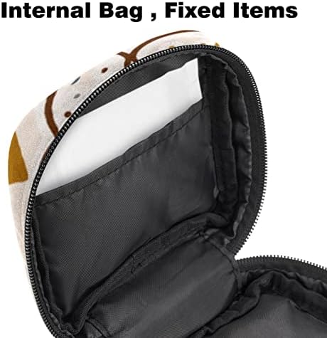 Оријукан санитарна торба за складирање на салфетка, менструална чаша торбичка преносна санитарна салфетка влошки за чување торбички женски