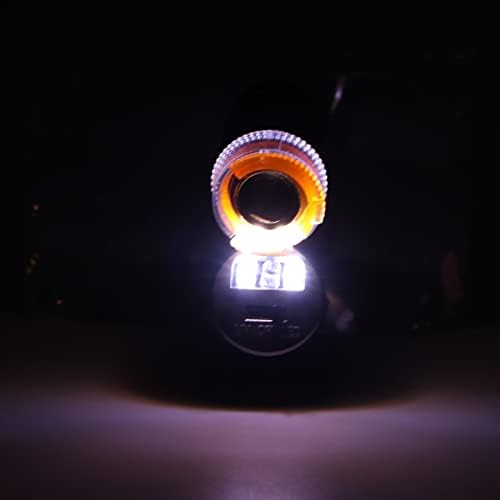 Џебен Микроскоп, 60x Зголемување, Лупа Лупа Со 2 LED Светла, 1 УВ Светлина, Пренослив Светлосен Микроскоп