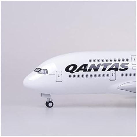 Модели на авиони 1/200 Одговара за 380 А380 КВАНТАС Авион Модел Со Светла И Тркала Пластична Смола Авион Колекција Графички Дисплеј