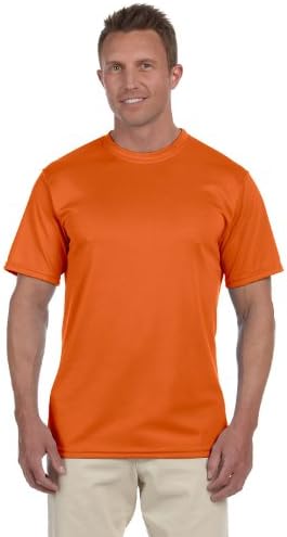 Аугуста спортска облека маица за влага од полиестер, средна, портокалова