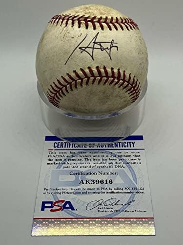Иан Стјуарт Колорадо Роки Потпиша Автограм Игра Користи Бејзбол Пса Днк-Автограм Бејзбол