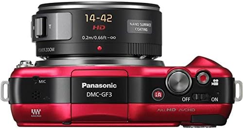 Panasonic Lumix DMC - GF3X 12.1 MP Микро Четири Третини Компактен Систем Камера со 3-Инчен Екран На Допир LCD И LUMIX G X Vario PZ 14-42mm/F3.