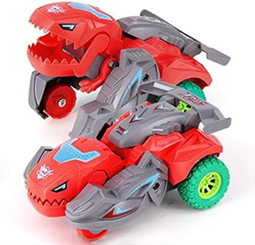 Хармо 2 во 1 трансформација на диносаурус автомобил диносаурус притискање и одете автомобили играчки за деца подароци за деца 3-5-7