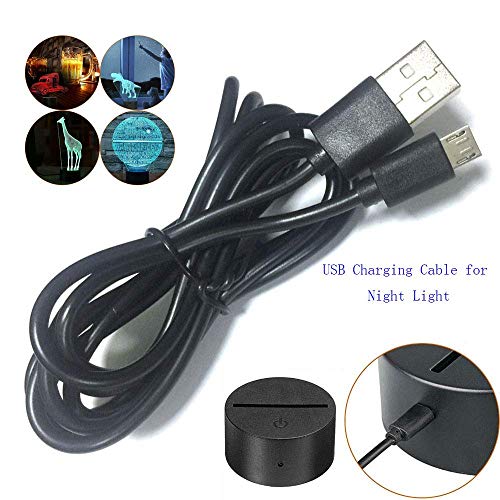 USB Кабел ЗА 3d LED Ноќно Светло/Светилка Микро USB Напојуван Кабел