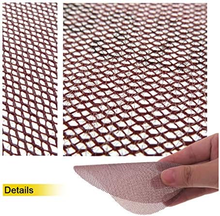 Средба со полирање од дрво метал 50 парчиња од 5 инчи 125 мм решетки за пескарење на мрежи и анти-блокирачки остра абразивна хартија