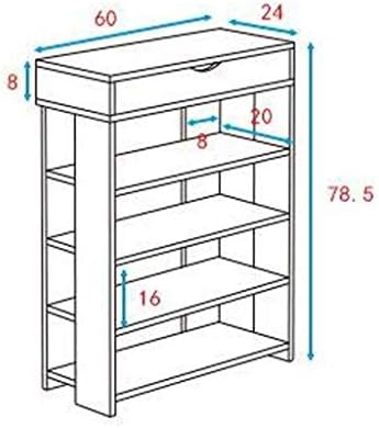 Решетката за чевли Dmuniz Едноставен повеќеслоен кабинет за домаќинства, тремот, кабинет за повеќе функции за складирање на решетки