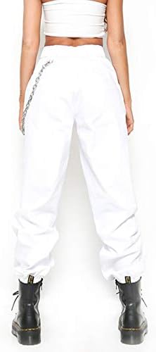 Keusn Baggy Cargo Pants за жени y2k преголеми баги падобран панталони лабави џогер панталони со џебна улична облека