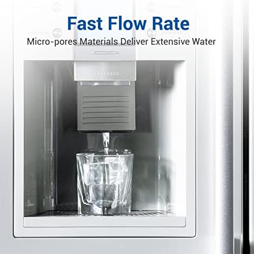 Замена на Aqua Crest 640565 Филтер за вода во фрижидер, компатибилен со Bosch 640565, Evolfltr10 AP3961137, 3M Cuno CS-52, Whirlpool WHKF-R-Plus,