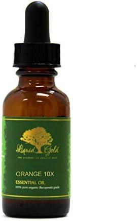 1,1 мл со стаклена капка премија портокалова 10x есенцијално масло течно злато чиста органска природна ароматерапија